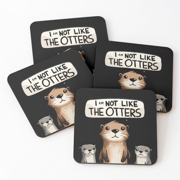 Item preview, I don't like the otters designed and sold by DoodleDashShop.