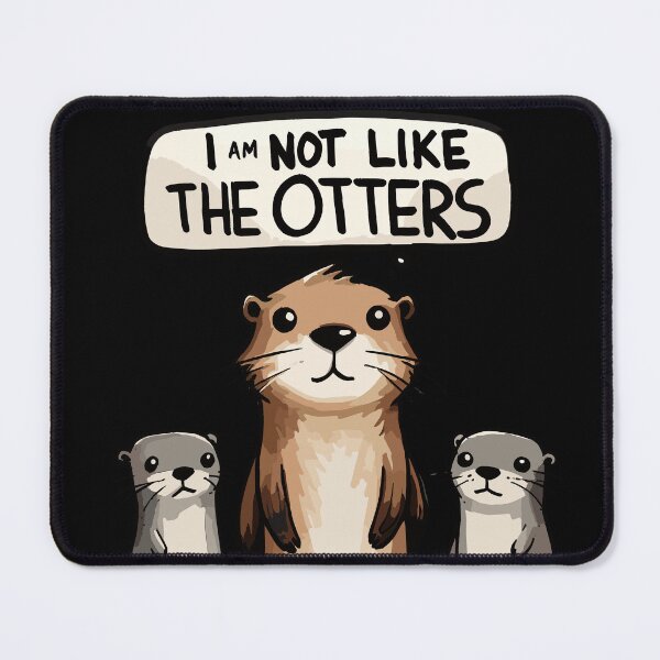 Item preview, I don't like the otters designed and sold by DoodleDashShop.
