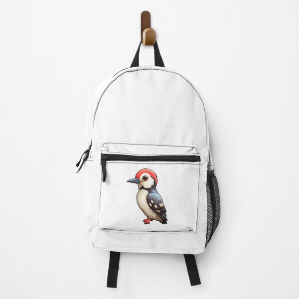 Item preview, Great spotted Woodpecker Kawaii UK Bird Inspired Art and Stickers designed and sold by CDC40.