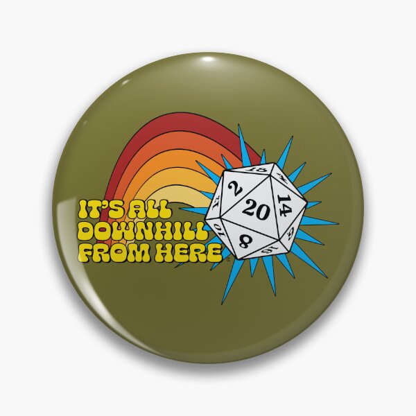 Item preview, It's all downhill from here designed and sold by Murder of Crows.