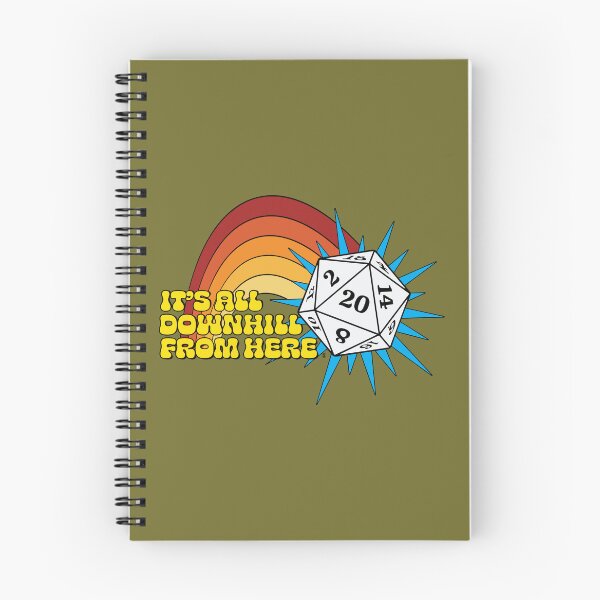 Item preview, It's all downhill from here designed and sold by Murder of Crows.