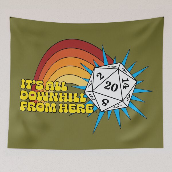 Item preview, It's all downhill from here designed and sold by Murder of Crows.