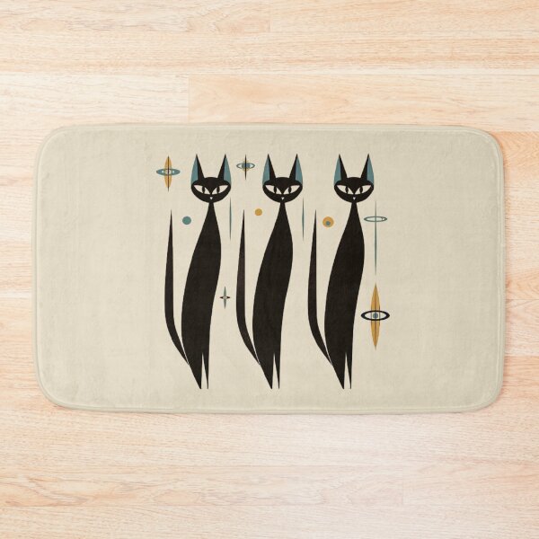 Artikelvorschau, Space Age Retro Cats v02 entworfen und verkauft von Scrumptious Designs.