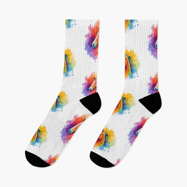 Item preview,  Abstract Horse in Rainbow Colors - Gifts For Horse Fan designed and sold by AniArtPL.