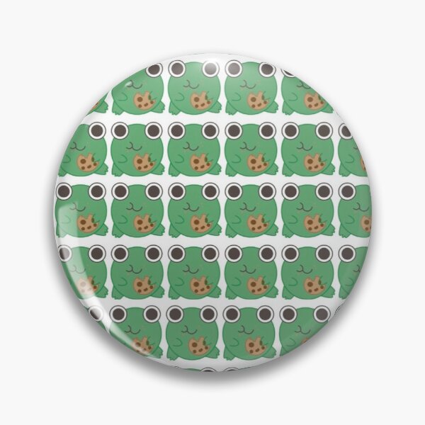 Item preview, Cute Frog Eating Cookie designed and sold by Ashley Hammann.