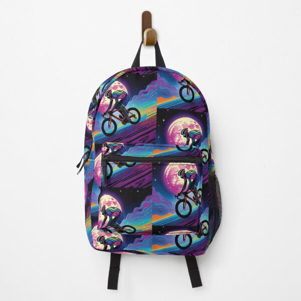 Item preview, Trippy Night Time Cyclist Rider designed and sold by TheDarkWardrobe.