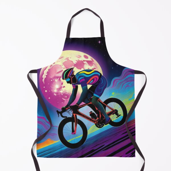 Item preview, Trippy Night Time Cyclist Rider designed and sold by TheDarkWardrobe.