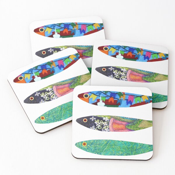 Item preview, Colorful sardines designed and sold by Madalena Lobao-Tello.