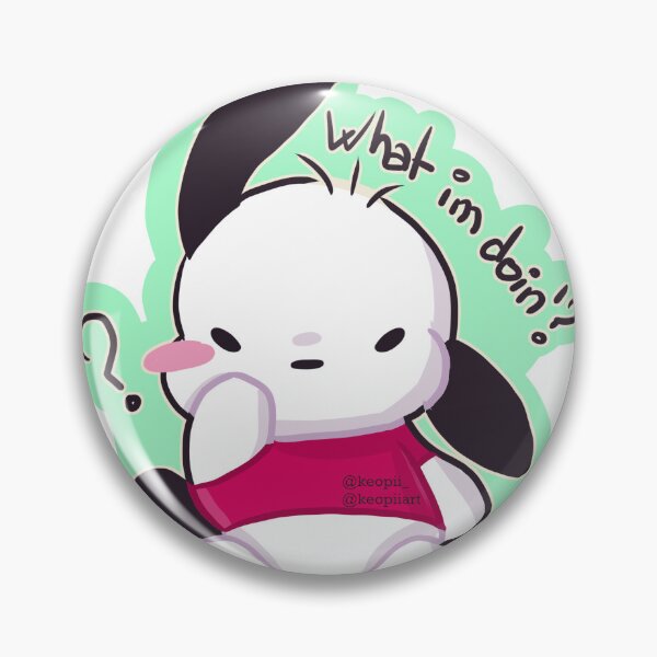 Item preview, What i'm doin' Pochacco Sticker designed and sold by Keopiiart.