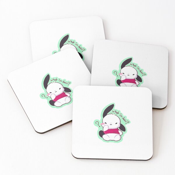 Item preview, What i'm doin' Pochacco Sticker designed and sold by Keopiiart.