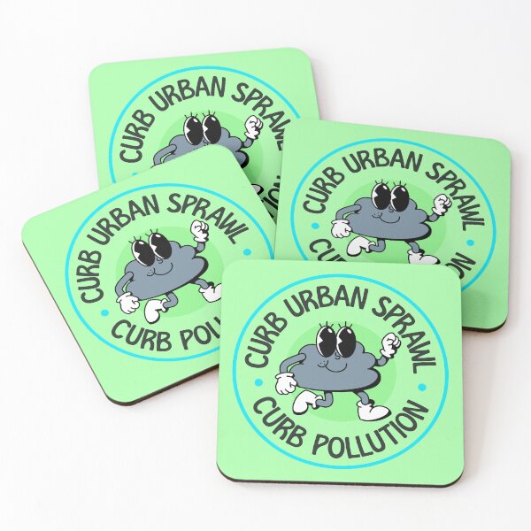 Item preview, Curb Urban Sprawl - Curb Pollution! designed and sold by Picket Club.