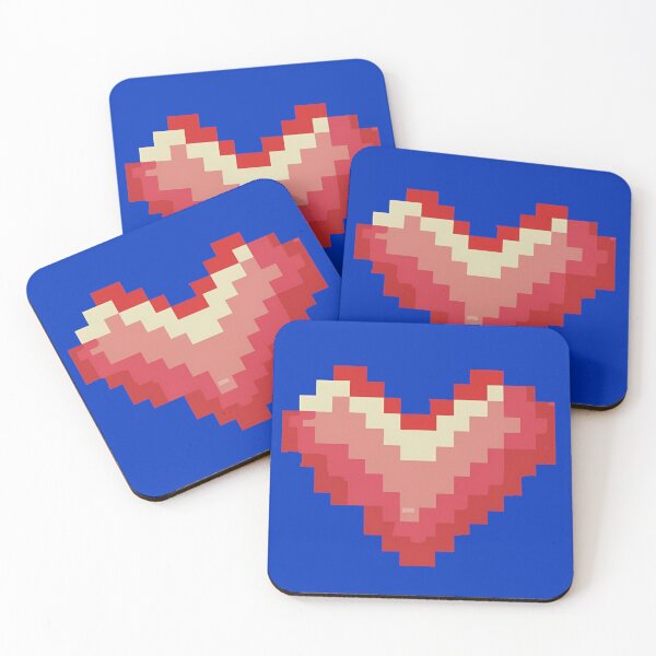 Artikelvorschau, Pixel Art Full Life: Valentinstag mit drei Herzen entworfen und verkauft von DistincTee.