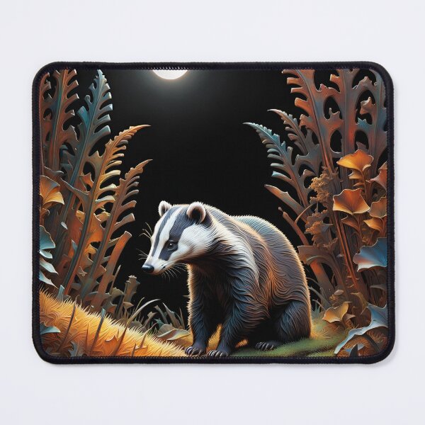 Item preview, Badger on a golden meadow. Rusty metal designed and sold by Son-of-a-badger.