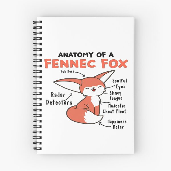 Item preview, Anatomy Of A Fennec Fox Cute Fox Lover designed and sold by DashBliss.