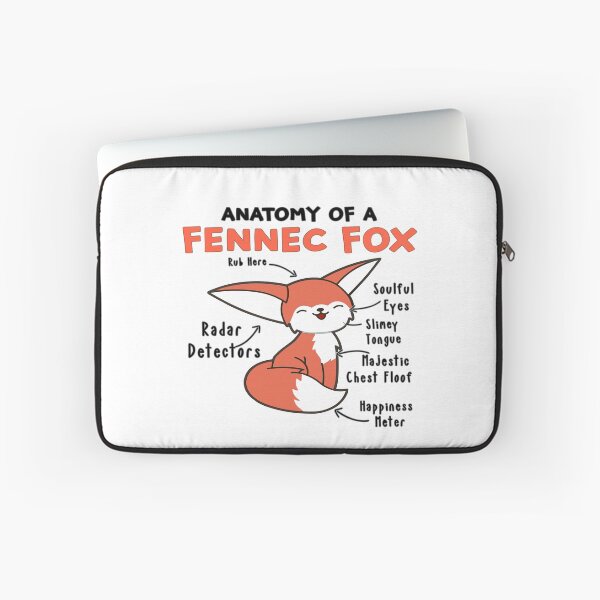 Item preview, Anatomy Of A Fennec Fox Cute Fox Lover designed and sold by DashBliss.
