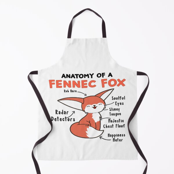 Item preview, Anatomy Of A Fennec Fox Cute Fox Lover designed and sold by DashBliss.
