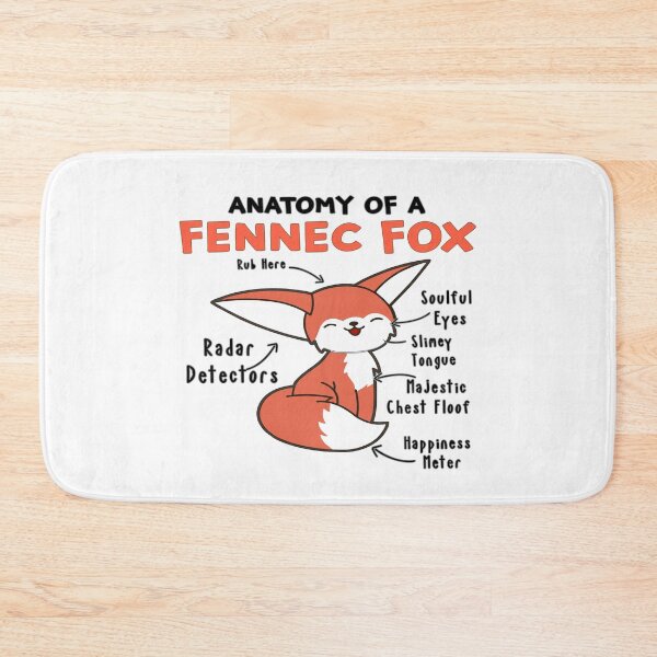 Item preview, Anatomy Of A Fennec Fox Cute Fox Lover designed and sold by DashBliss.