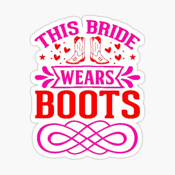 Item preview, This Bride Wears Boots  designed and sold by WoodburyLake.