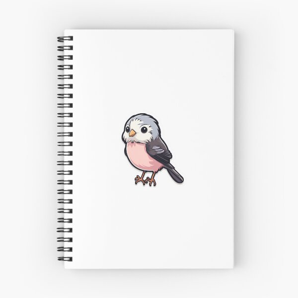 Item preview, Long Tailed Tit Kawaii UK Bird Inspired Art and Stickers designed and sold by CDC40.