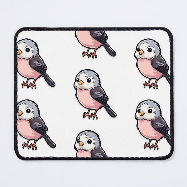 Item preview, Long Tailed Tit Kawaii UK Bird Inspired Art and Stickers designed and sold by CDC40.