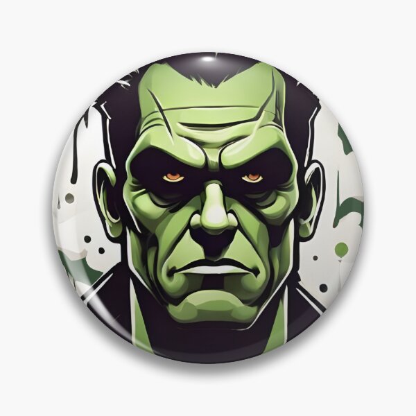 Item preview, Comic-Style Frankenstein Head designed and sold by WAUZ.