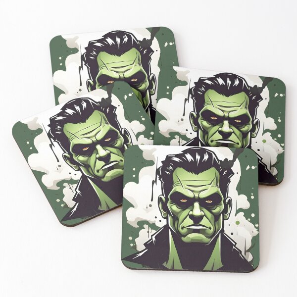 Item preview, Comic-Style Frankenstein Head designed and sold by WAUZ.