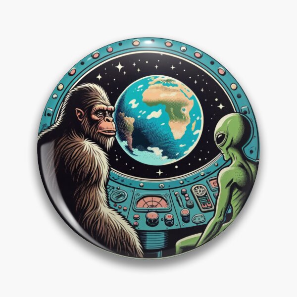 Item preview, Bigfoot And Aliens | Ufo | Believe | Looking At Earth designed and sold by ShopCoolStop.