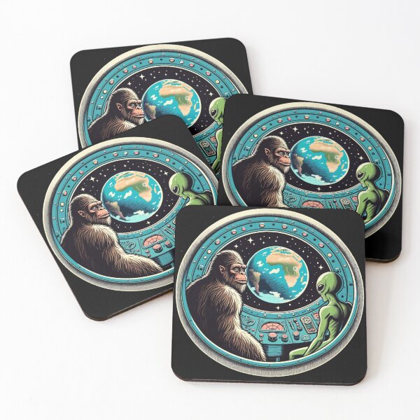 Item preview, Bigfoot And Aliens | Ufo | Believe | Looking At Earth designed and sold by ShopCoolStop.