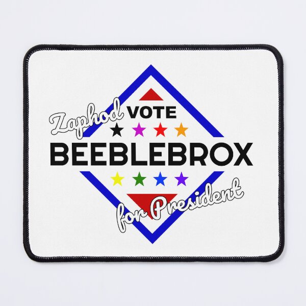 Item preview, Vote Beeblebrox designed and sold by HappyAxolotl.