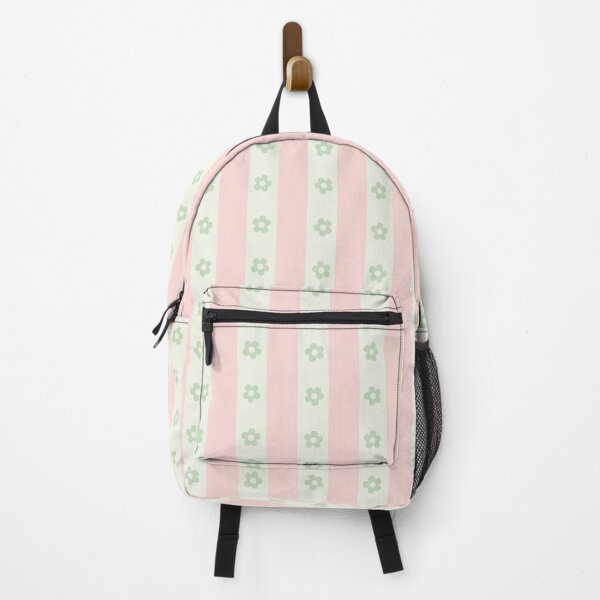 Item preview, BOHO PREPPY PINK AND GREEN STRIPES LIGHT designed and sold by blomastudios.