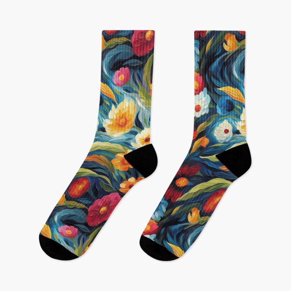 Item preview, Colorful Floral Painted Seamless Pattern designed and sold by LotusBlanc.