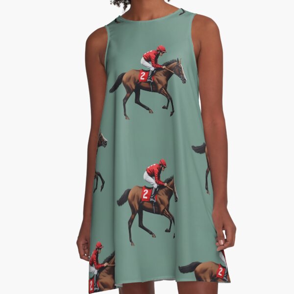 Item preview, Race Horse and Rider in Red designed and sold by No1Equestrian.