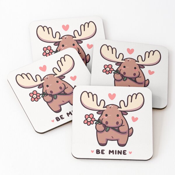 Item preview, Moose Valentine's Day Be Mine designed and sold by LemuellTrends.