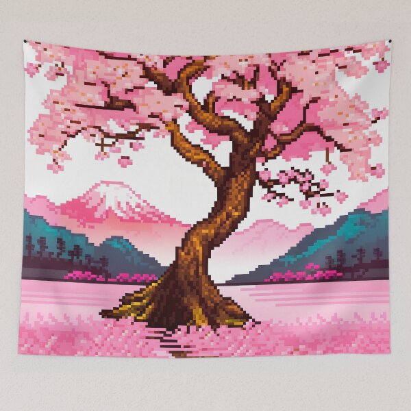Item preview, Pixel art Sakura Tree designed and sold by Renlexd.