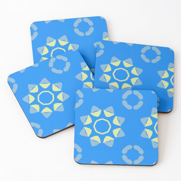Item preview, Pretty Blue and Yellow Pattern designed and sold by BtheLight.