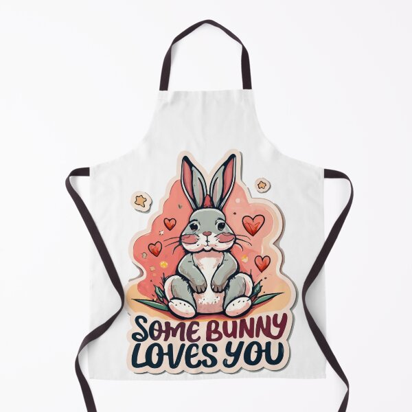Item preview, Some Bunny Loves You - Bashful Bunny Watercolor designed and sold by NiftyWrx.