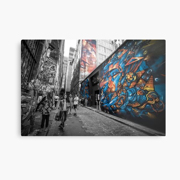 Item preview, Street art Melbourne (Hosier Lane)  designed and sold by stevemagpies.