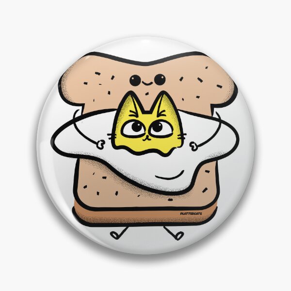 Item preview, Cat Egg Toast designed and sold by plattercat.
