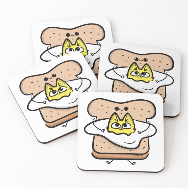 Item preview, Cat Egg Toast designed and sold by plattercat.