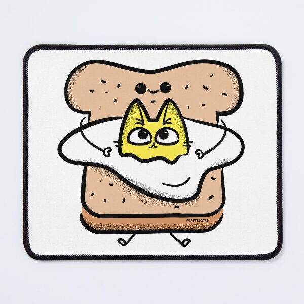 Item preview, Cat Egg Toast designed and sold by plattercat.