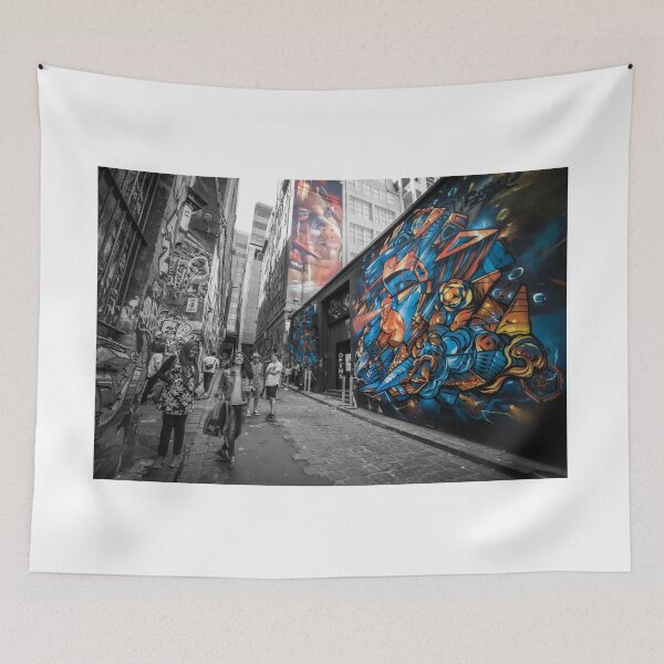 Item preview, Street art Melbourne (Hosier Lane)  designed and sold by stevemagpies.