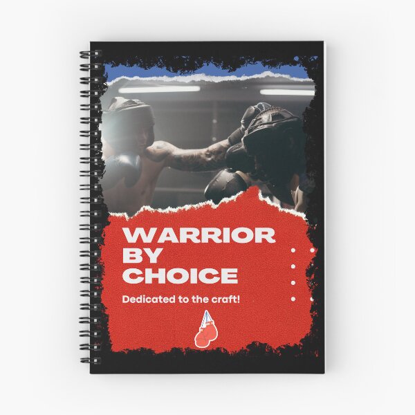 Item preview, Warrior by choice- boxing motivation designed and sold by FluxAuraTees.