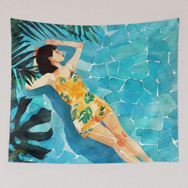 Item preview, Woman Life - Relax at the pool designed and sold by JBJart.