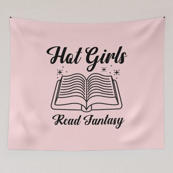 Item preview, Hot Girls Read Fantasy Chic Literary Enthusiast Design designed and sold by ElLocoMus.