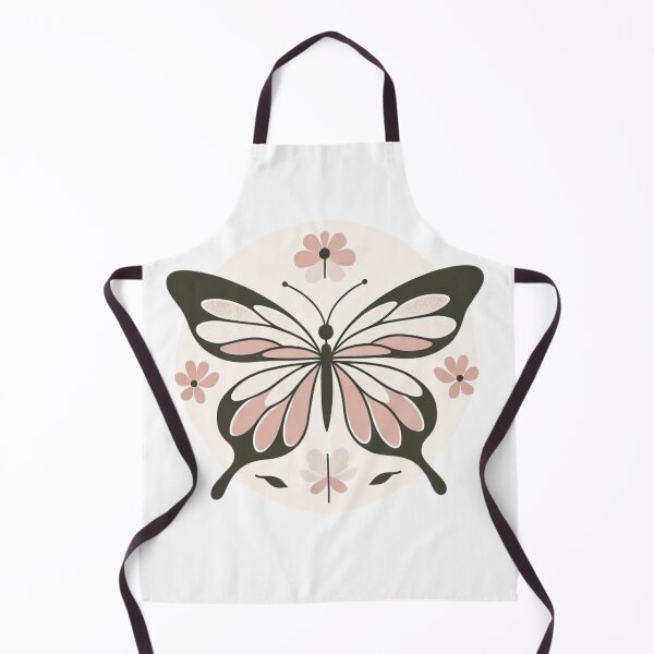 Artikelvorschau, Minimalistischer Blumen-Schmetterlings-Kunstdruck – moderne rosa und schwarze Natur inspiriert – ruhige botanische Gartenillustration entworfen und verkauft von BeaconMarketing.