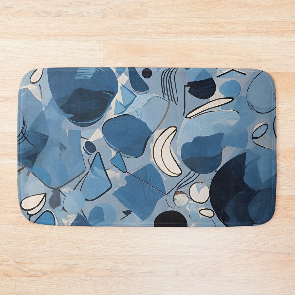 Item preview, A blue and white pattern designed and sold by johndesign88.