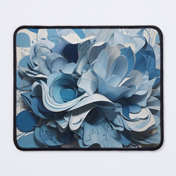 Item preview, A blue and white flower designed and sold by johndesign88.