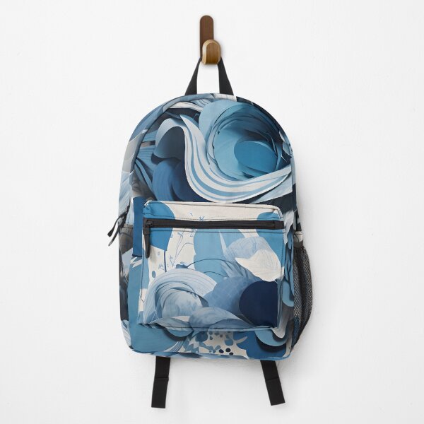 Item preview, A blue and white flower designed and sold by johndesign88.