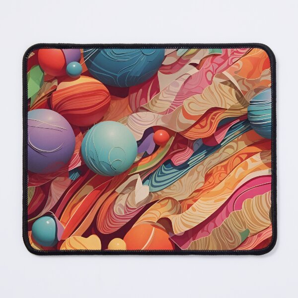 Item preview, A colorful balls and ribbons designed and sold by johndesign88.