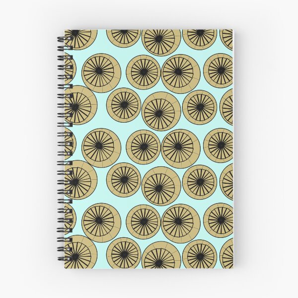 Item preview, Retro pattern No.67a -  poppy seedheads on duck egg blue designed and sold by TalkingHerds.